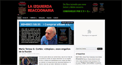 Desktop Screenshot of izquierdareaccionaria.com