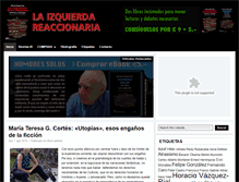 Tablet Screenshot of izquierdareaccionaria.com